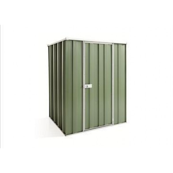 Spanbilt Yardstore F44-S 1.41m x 1.41m x 1.80m Flat Roof Garden Shed Medium Garden Sheds